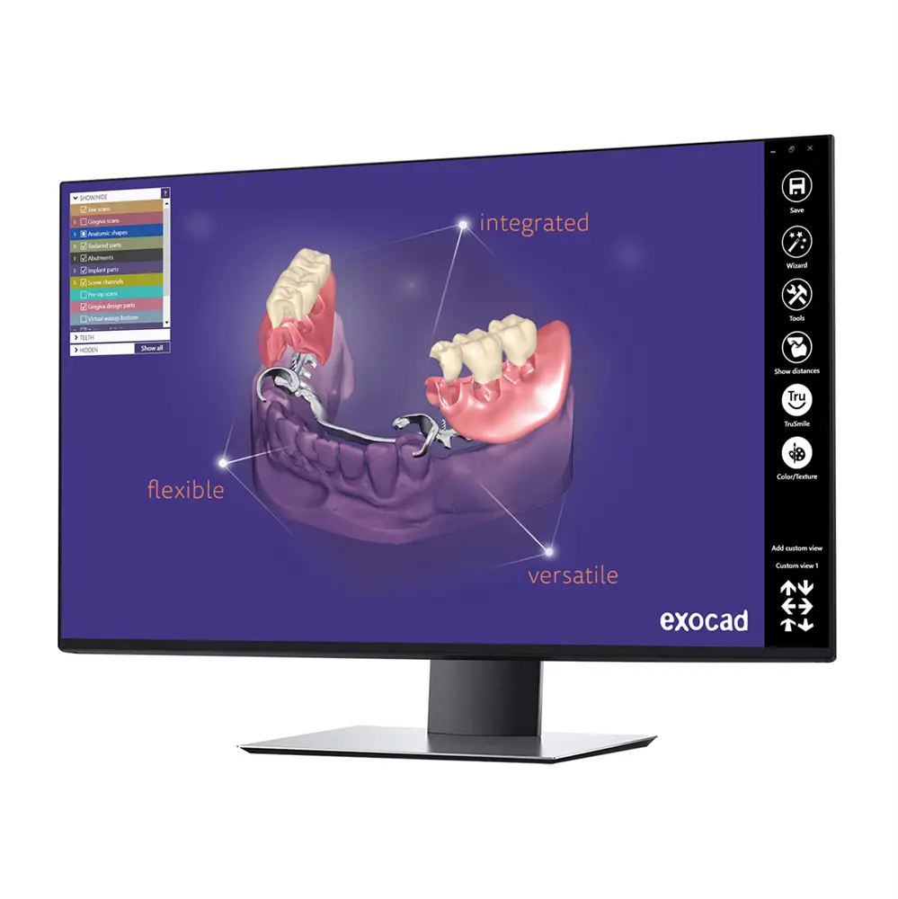 exocad DentalCAD PartialCAD Module - Perpetual